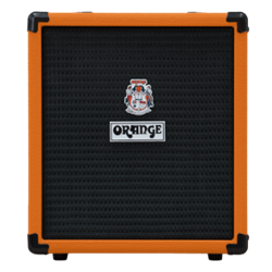 Orange Amplification CRUSH BASS 25 25 watt, Active EQ, Para Mid, 8” speaker, CabSim HP Out, Aux In, Tuner